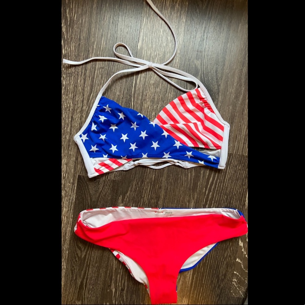 PINK Bikini 4th of July Patriotic Bathing suit